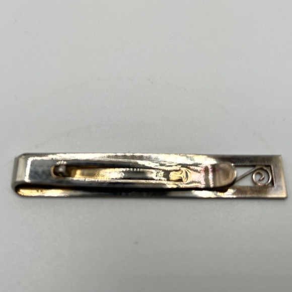 2 Vintage Unmarked Tie Clips; Black Onyx/1 Rhinestone and SWANK tie clip - Picture 9 of 15